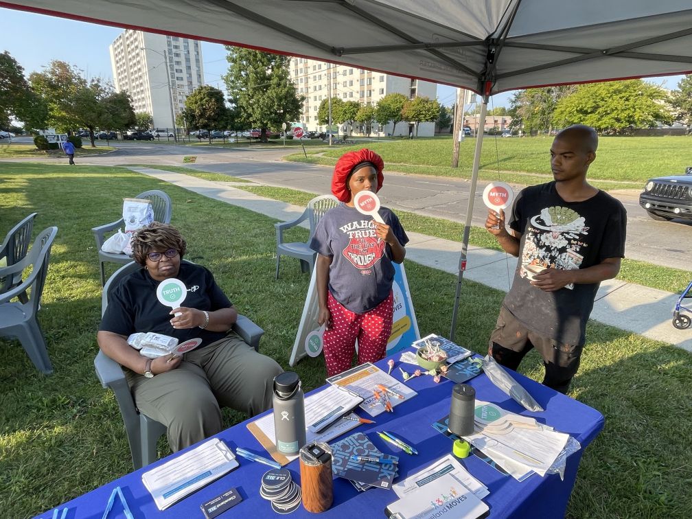 We played "Truth/Myth" with people across the City to share information about common transportation misconceptions, which led to great conversations.