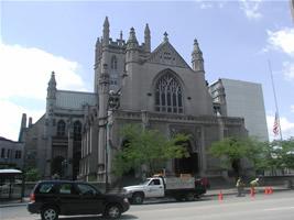 Trinity Cathedral - Euclid Avenue elevation
