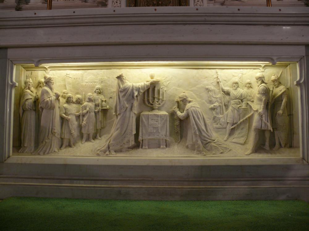 Altar detail; Photo - Dan Musson, Landmarks Commission