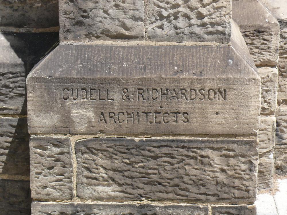 Cornerstone; Photo - Dan Musson, Landmarks Commission