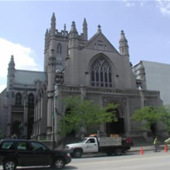 Trinity Cathedral - Euclid Avenue elevation