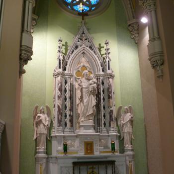 Side altar; Photo - Dan Musson, Landmarks Commission