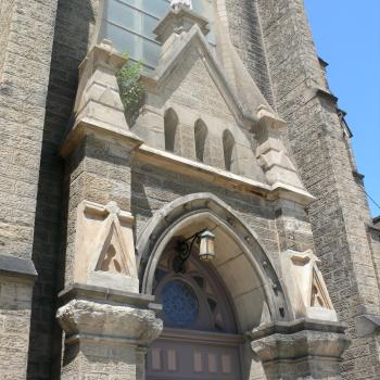 Main entrance; Photo - Dan Musson, Landmarks Commission