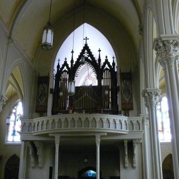 Organ loft; Photo - Dan Musson, Landmarks Commission