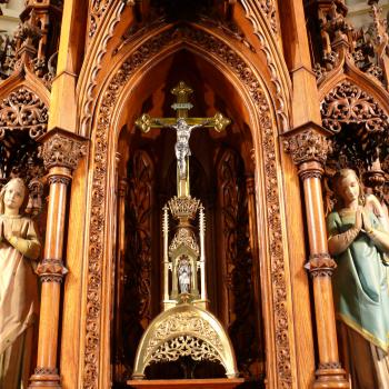 Altar detail; Photo - Dan Musson, Landmarks Commission